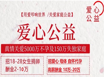 文安捐卵助孕生子 爱心志愿者招募
